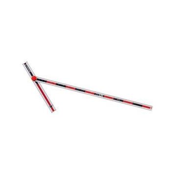Hultafors PS120 253501 120 cm Alüminyum Dört Fonksiyonlu Açı ve İşaretleme Cetveli