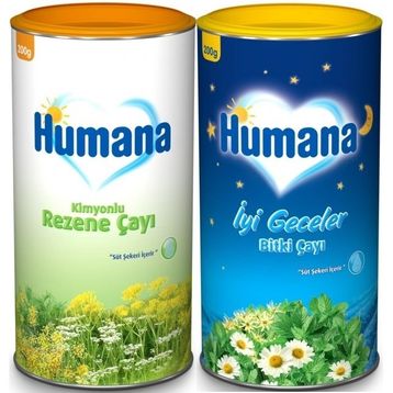 Humana Kimyonlu Rezene 200 gr + İyi Geceler 200 gr Anne Bebek Çayı