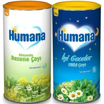 Humana Kimyonlu Rezene 200 gr + İyi Geceler 200 gr Anne Bebek Çayı