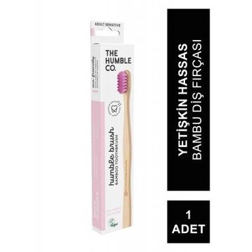 Humble Brush Lila Ekolojik Bambu Hassas Yetişkin Diş Fırçası