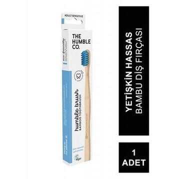 Humble Brush Mavi Ekolojik Bambu Hassas Yetişkin Diş Fırçası