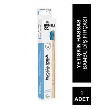 Humble Brush Mavi Ekolojik Bambu Hassas Yetişkin Diş Fırçası