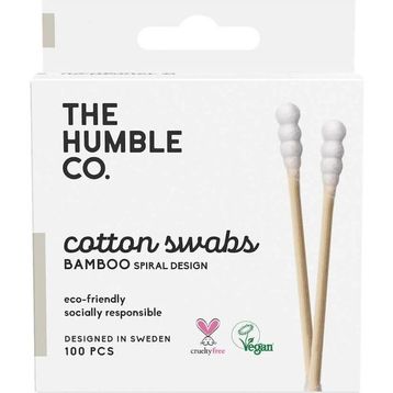 Humble Spiral Bambu Beyaz 100'lü Kulak Çubuğu