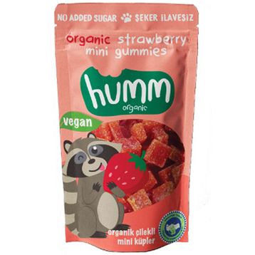Humm 30 gr Çilekli Vegan Mini Küpler