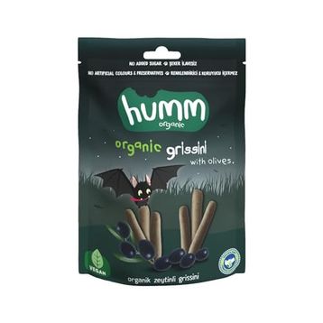 Humm 55 gr Organic Organik Vegan Zeytinli Grissini
