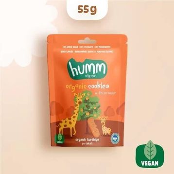 Humm 55 gr Organik Portakalli Kurabiye (6 adet)