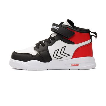 Hummel 900380-9031 Siyah Beyaz Kırmızı Erkek Çocuk Basketbol Ayakkabısı