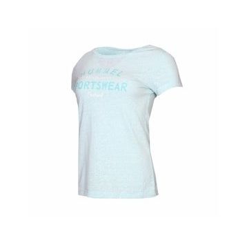 Hummel 910435-7846 Mavi Sita Kadın T-Shirt