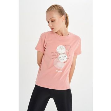 Hummel 911549-2098 Tobino Pembe Kadın T-Shirt