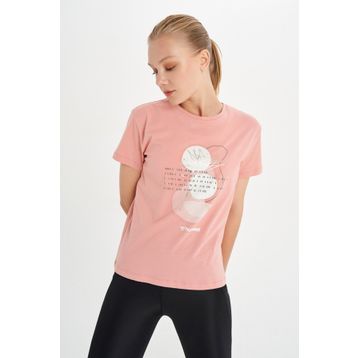 Hummel 911549-2098 Tobino Pembe Kadın T-Shirt