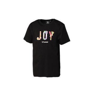 Hummel 911625-2001 Baskılı Siyah Kız Çocuk T-Shirt