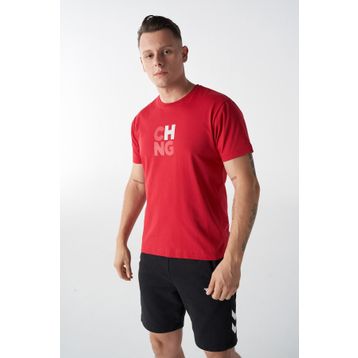 Hummel 911790-3658 Kırmızı Erkek T-shirt