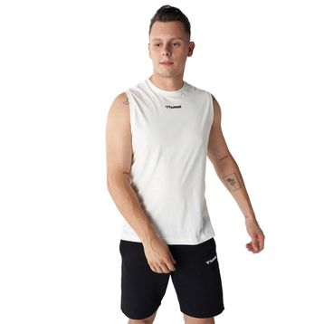 Hummel 911796-9003 Drake Tank Top Beyaz Erkek Atlet