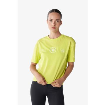 Hummel 911866-6102 Sarı Kadın T-shirt
