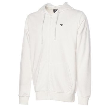 Hummel 921836-9003 Hmlt-IC Icona Zıp Hoodie Beyaz Erkek Günlük Sweatshirts