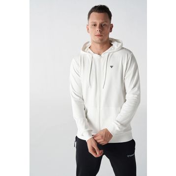 Hummel 921836-9003 Hmlt-IC Icona Zıp Hoodie Beyaz Erkek Günlük Sweatshirts