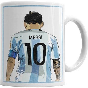 Humuts 10 Da Argentina Messi Kupa Bardak