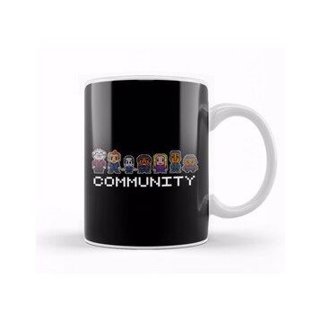 Humuts 8 Bit Community Logo Kupa Bardak
