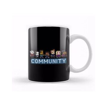 Humuts 8 Bit Community Logo Kupa Bardak