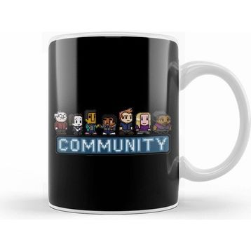 Humuts 8 Bit Community Logo Kupa Bardak