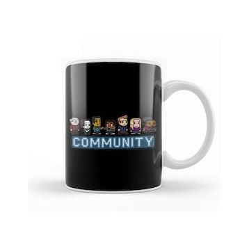 Humuts 8 Bit Community Logo Kupa Bardak