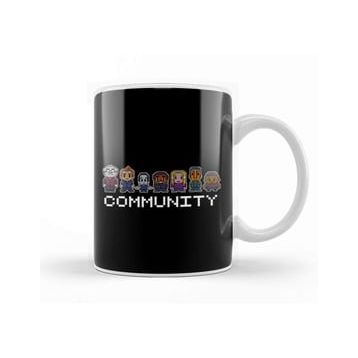 Humuts 8 Bit Community Logo Kupa Bardak