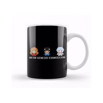 Humuts 8 Bit Neon Genesis Evangelion Kupa Bardak