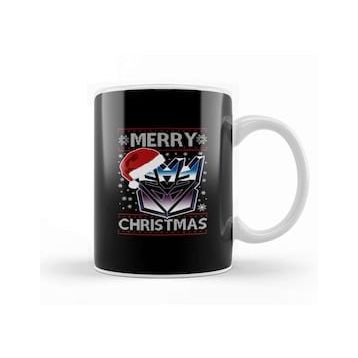 Humuts A Decepticon Merry Christmas Transformers Kupa Bardak