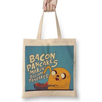 Humuts Adventure Time Bacon Pancakes 012 Bez Uzun Saplı Açık Bej Rengi Çanta