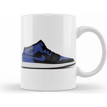 Humuts Air Jordan 1 Mid Hyper Royal Kupa Bardak