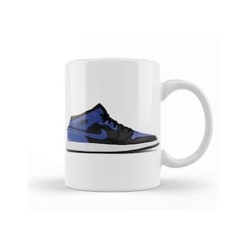 Humuts Air Jordan 1 Mid Hyper Royal Kupa Bardak