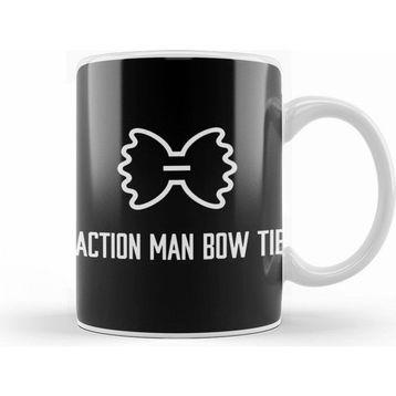 Humuts Alan Partridge Action Man Bow Tie Kupa Bardak