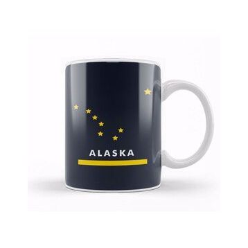 Humuts Alaska State Flag Kupa Bardak