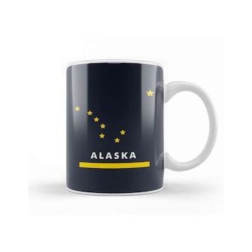 Humuts Alaska State Flag Kupa Bardak