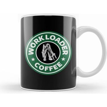Humuts Alien Work Loader Coffee Starbucks Beyaz Kupa