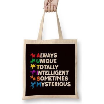 Humuts Always Unique Totally Intelligent Mysterious Autism Support Bez Çanta