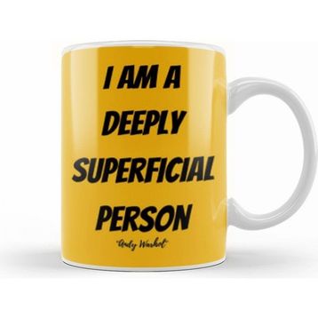 Humuts Andy Warhol Quotes Gift Beyaz Kupa