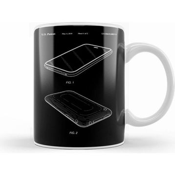 Humuts Apple iPhone 3g Patent Blueprint Kupa Bardak