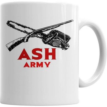 Humuts Ash Army Evil Dead Beyaz Kupa