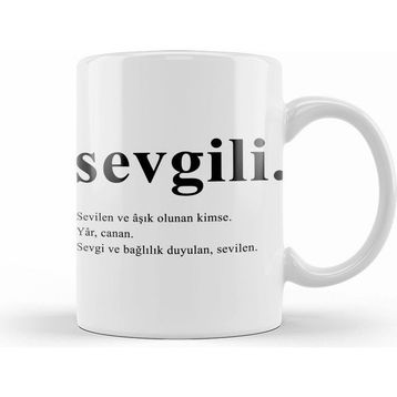 Humuts Aşkına Sevgiline Hediye Kupa Bardak