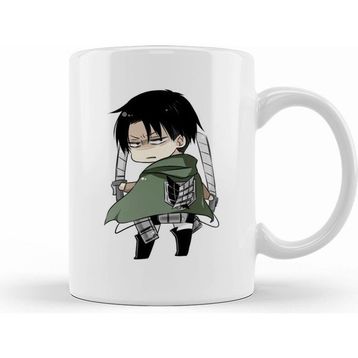 Humuts Attack On Titan Chibi Levi 02 Kupa Bardak
