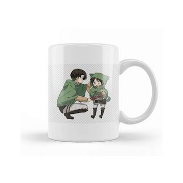 Humuts Attack On Titan Chibi Levi x Eren Kupa Bardak