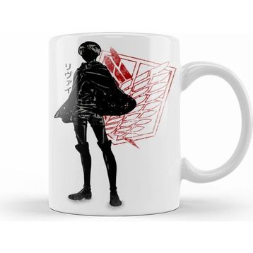 Humuts Attack On Titan Crimson Levi Kupa Bardak