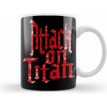 Humuts Attack On Titan Font Logo Kupa Bardak
