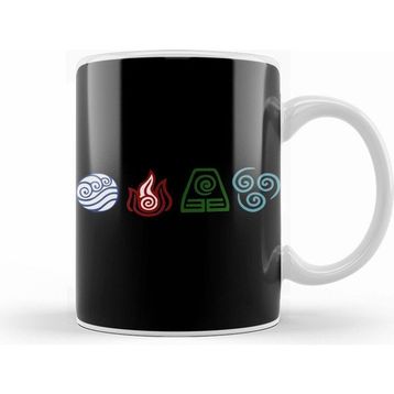 Humuts Avatar The Last Airbender 4 Elements Kupa Bardak
