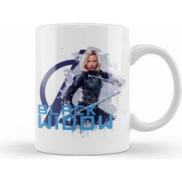 Humuts Avengers Black Widow Kupa Bardak