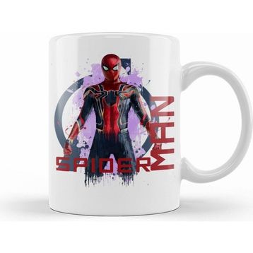 Humuts Avengers Spider Man Beyaz Kupa