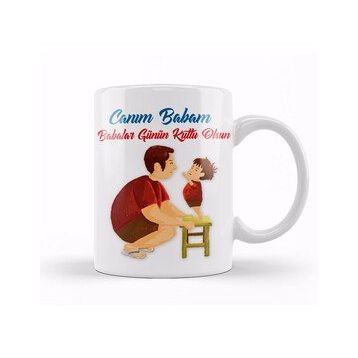 Humuts Babalar Günü Babaya Hediye 02 Kupa Bardak