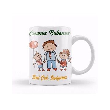 Humuts Babalar Günü Babaya Hediye 054 Kupa Bardak