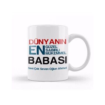 Humuts Babalar Günü Babaya Hediye 08 Kupa Bardak